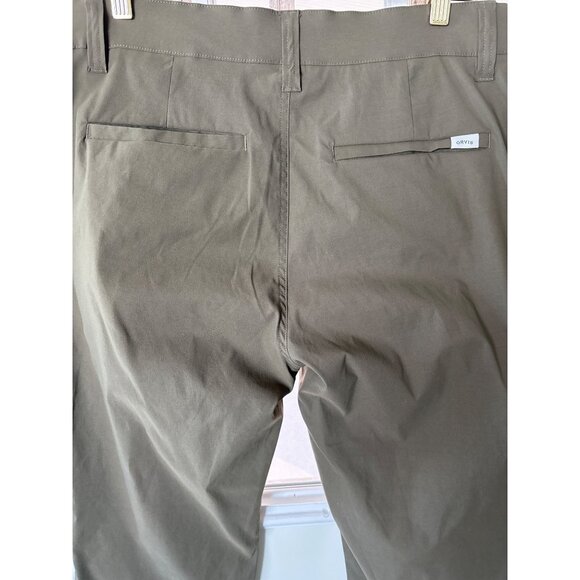 Orvis Mens‎ Tech Pants 32 X 32 Water Repellent Lightweight Olive Green Stretch - Picture 8 of 11